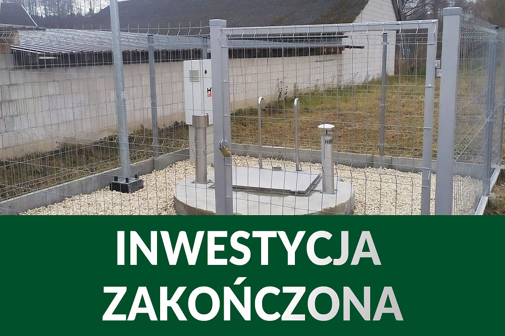 ZAKOŃCZONO BUDOWĘ SIECI KANALIZACJI SANITARNEJ W UL. STADIONOWA W LIPSKU