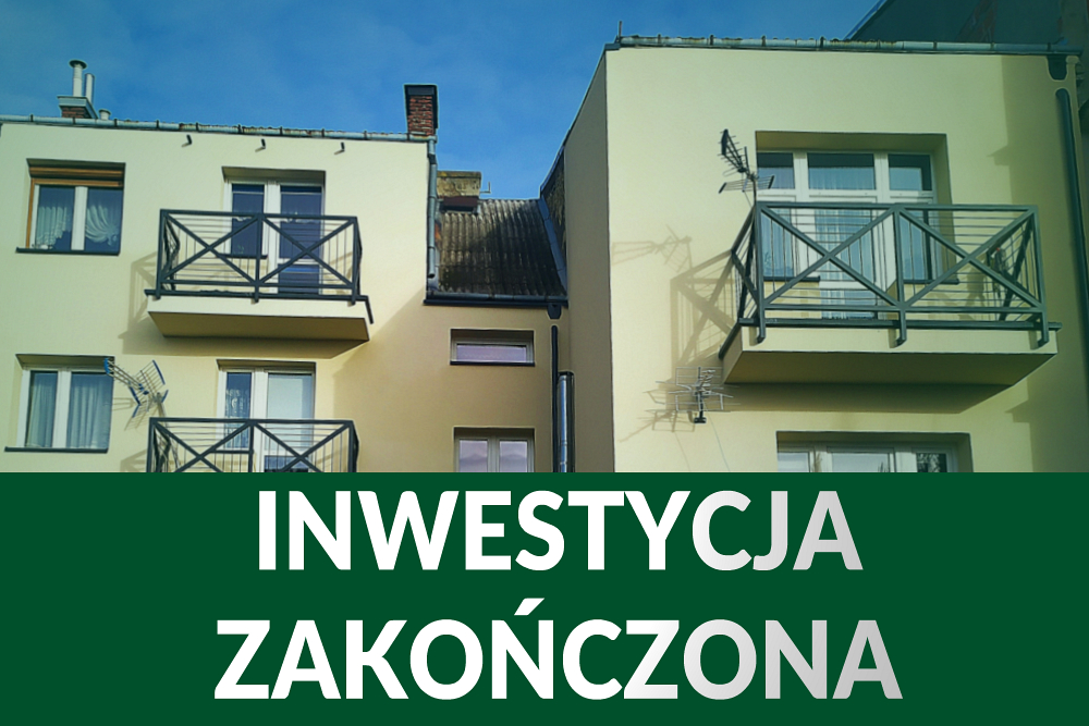 ZAKOŃCZONO REMONT BUDYNKÓW MIESZKALNO- USŁUGOWYCH PRZY UL. RYNEK 11 I 12 W LIPSKU